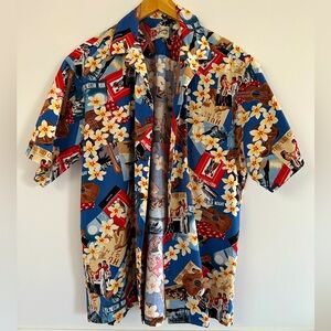 Hilo Hattie Men’s Hawaiian shirt.